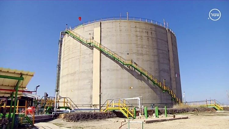 המקור: מיכל האמוניה במפרץ חיפה