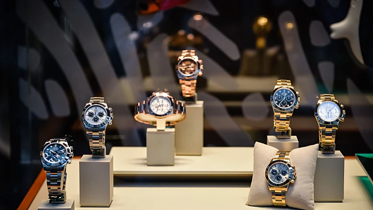 Milan, Italy September 24, 2017: Rolex Store In Milan. Fashio