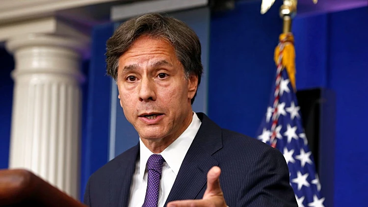 מזכיר המדינה האמריקני אנתוני בלינקן