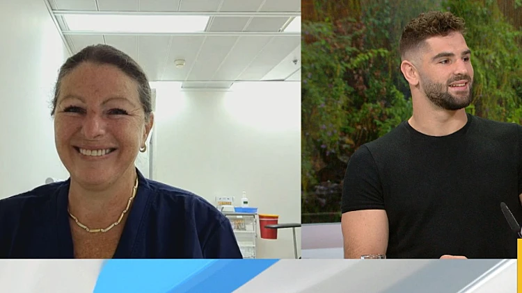 פיטר פלצ'יק אלוף אירופה ואימו אחות במחלקה הקורונה בראיון משותף