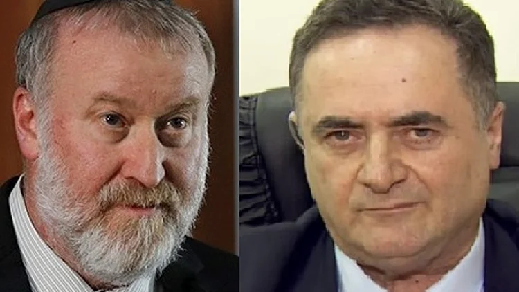 ישראל כ"ץ ואביחי מנדלבליט