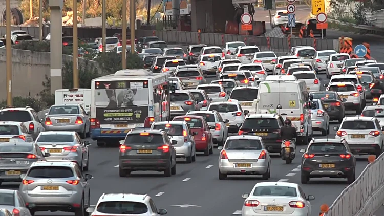 פקקים בכבישים