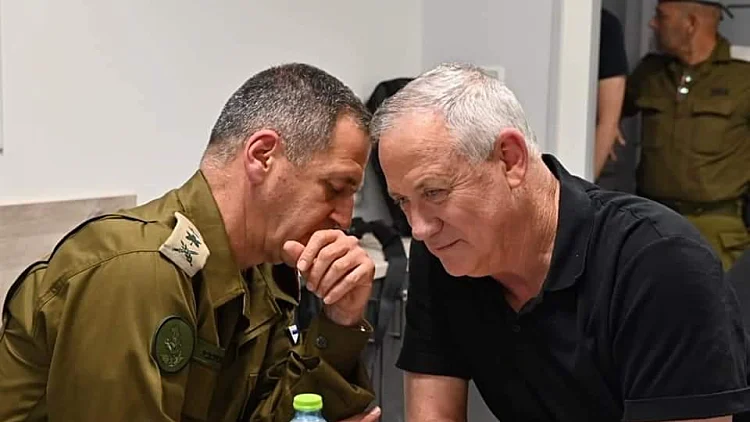 שר הביטחון גנץ והרמטכ"ל כוכבי
