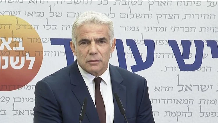 שר החוץ וראש הממשלה החליפי יאיר לפיד