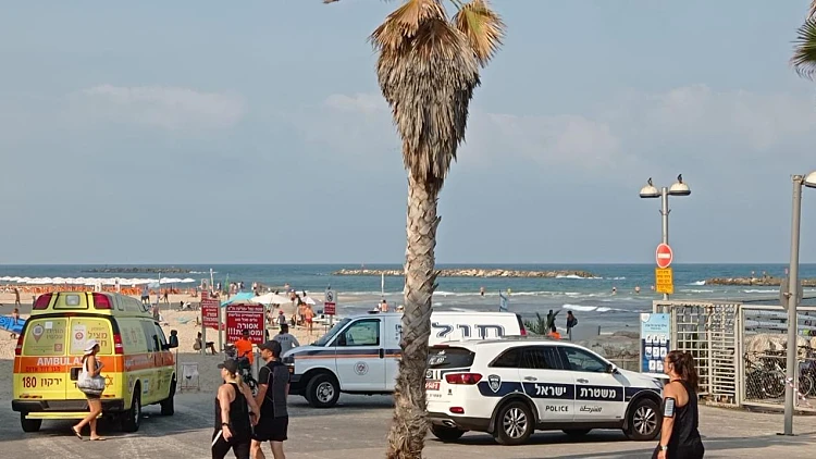 גופת גבר נמצאה בחוף בת"א; הערכה: טבע במהלך הלילה