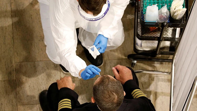 קורונה בישראל, נתב"ג בקריה