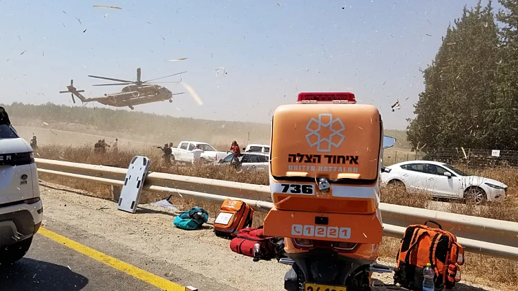 תאונת דרכים בכביש 383