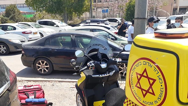 זירת מותו של הילד שנשכח ברכב