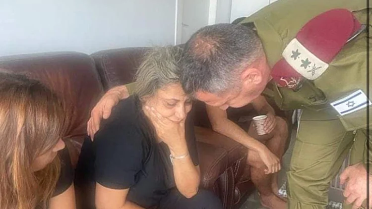 לאחר הביקורת: הרמטכ"ל הגיע לבית משפחתו של בראל שמואלי