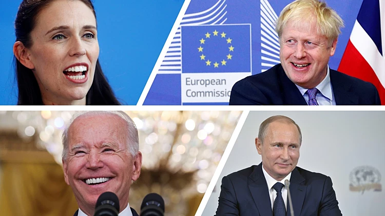 ביידן, פוטין וגם אבו מאזן: מנהיגי העולם בירכו בשנה טובה | חדשות 13