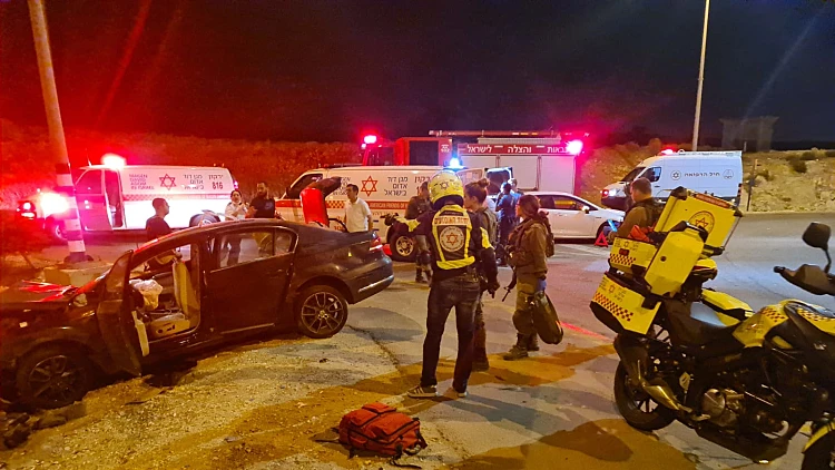 התאונה בכביש 55