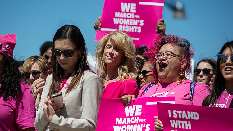 הפגנה נגד החוק למניעת הפלות בטקסס