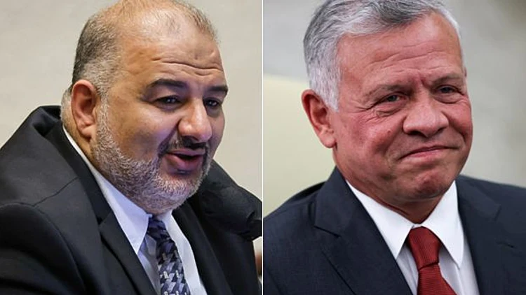 ירדן: מנסור עבאס נפגש עם המלך עבדאללה בארמונו שבעמאן