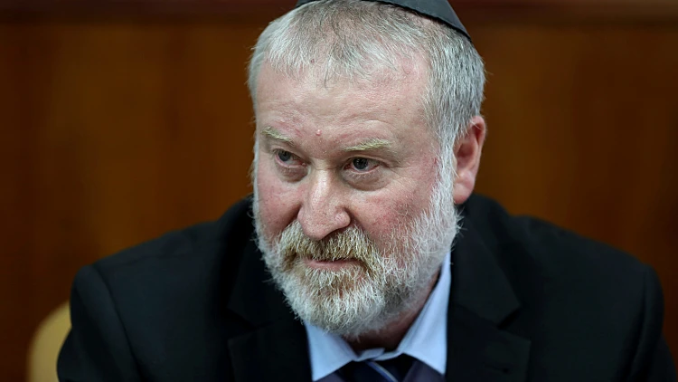 Israeli Attorney General Avichai Mandelblit Looks On During The Weekly Cabinet Meeting In Jerusalem