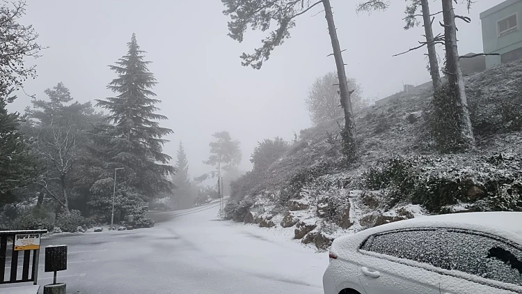 שיא החורף: שלג ראשון בי-ם; נשבר שיא בצריכת החשמל