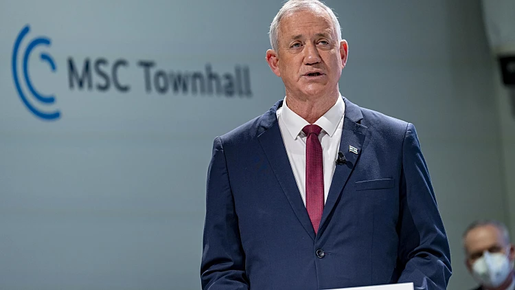 גנץ בוועידת מינכן לביטחון: "איראן עומדת מאחורי המתקפות על ידידותינו"