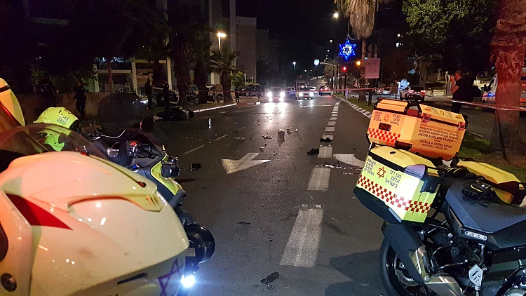 שני צעירים נהרגו בתאונת אופנוע קטלנית בת"א