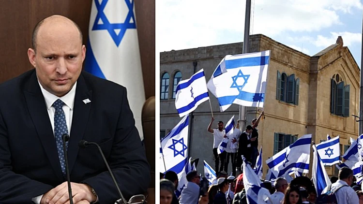 מצעד הדגלים, נפתלי בנט