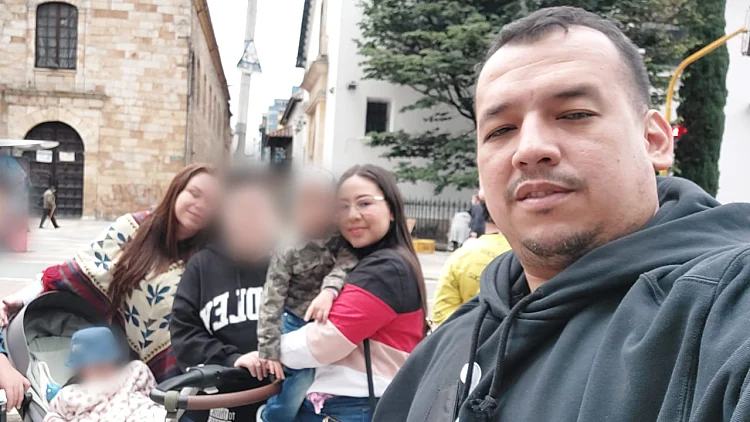 בנימין ארבולדה ומשפחתו בקולומביה