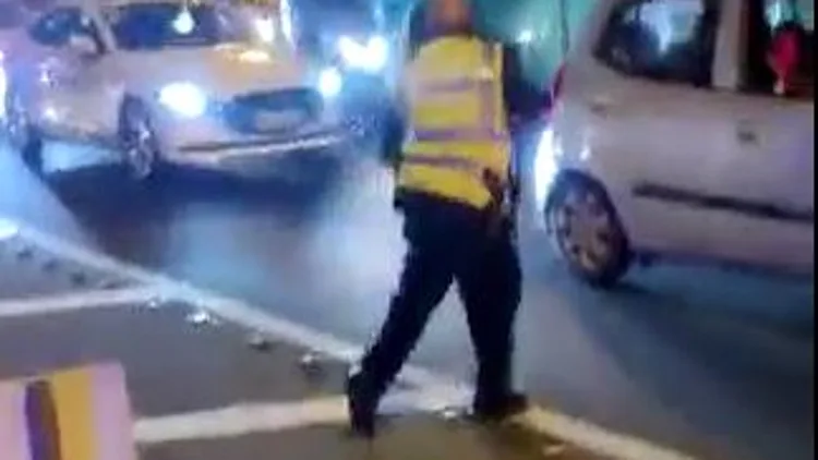 פגע וברח - ונתפס: נעצר חשוד בדריסת השוטר בכביש 1