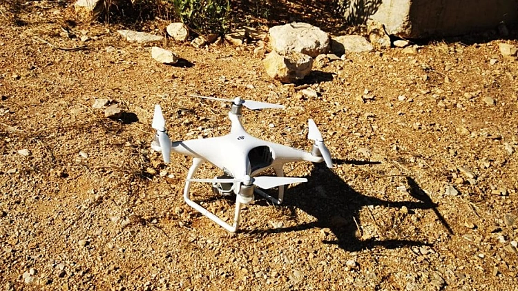 צה"ל הפיל רחפן של חיזבאללה בגבול לבנון