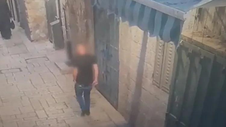 עקב אחרי מתפללים - ונעצר: כך סוכל פיגוע בירושלים | תיעוד