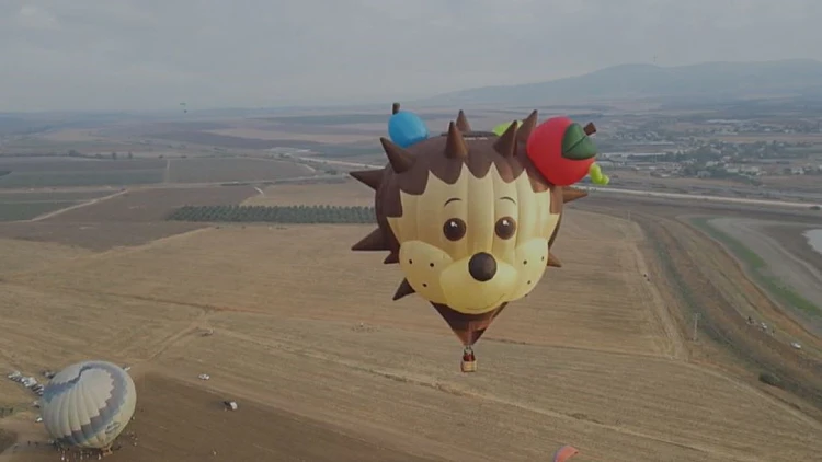 פסטיבל הכדורים הפורחים הבינלאומי יצא לדרך בגלבוע
