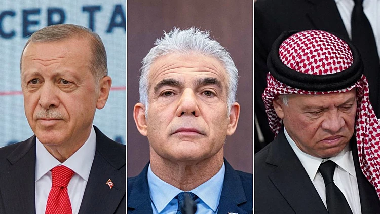 לפיד נחת בניו יורק: ייפגש עם הנשיא ארדואן והמלך עבדאללה