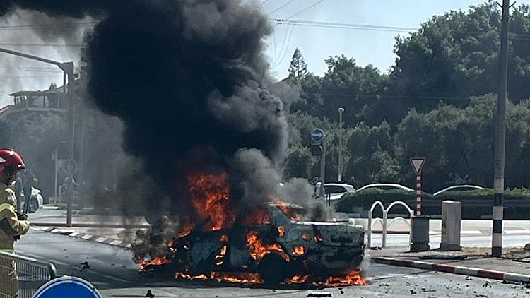 פיצוץ רכב בעכו
