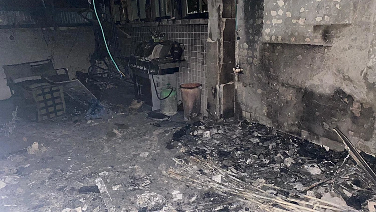 הדירה שנשרפה באשקלון