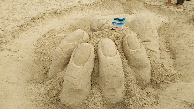 פיסול_בחול_בפלמחים- אדר סטולרו מליחי, רשות הטבע והגנים