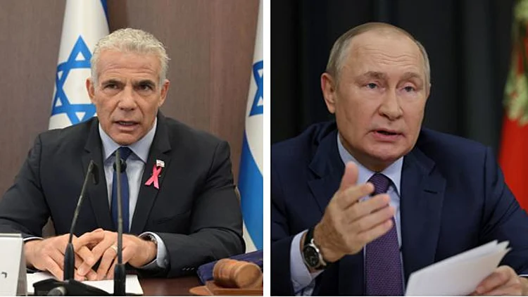 ראש הממשלה לפיד, נשיא רוסיה פוטין