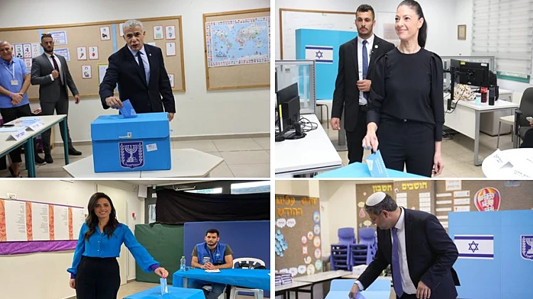ראשי המפלגות יצאו להצביע: "מי שחושב שקולו לא משנה - טועה"