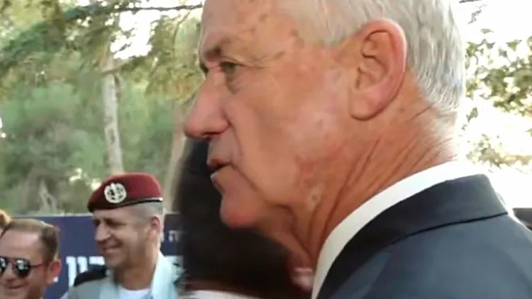 גנץ בטקס רבין: "מפריע לי שהרבה אנשים לא הגיעו"