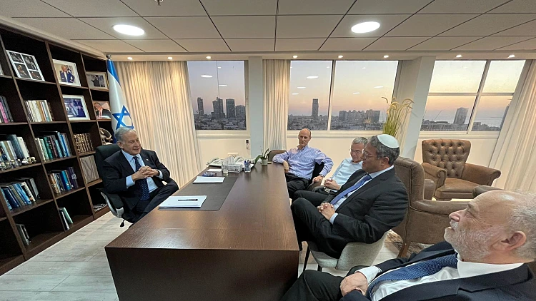 נתניהו ובן גביר בפגישה