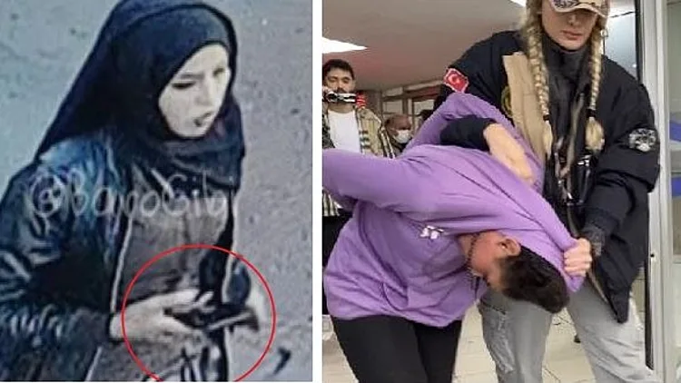 תיעוד מטורקיה: המחבלת בורחת שניות לפני הפיגוע, עם טלפון בידה