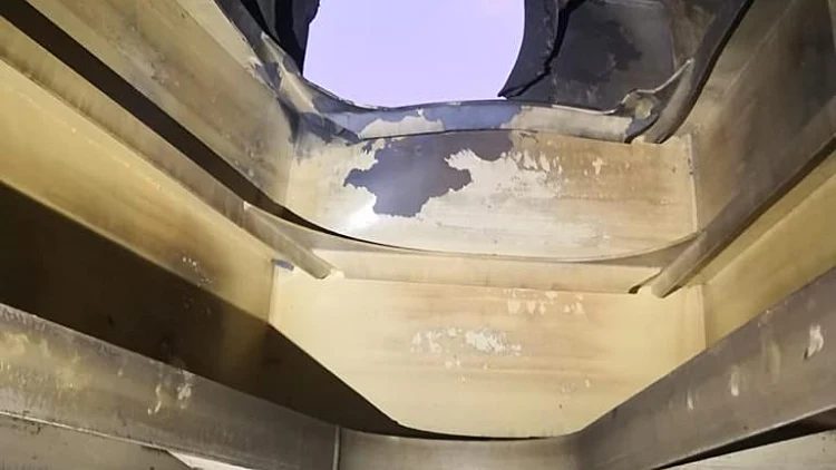 תיעוד ראשון: הנזק שנגרם למכלית הנפט מפגיעת המל"ט האיראני