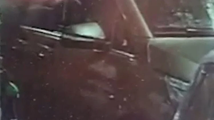 אלימות בנתב"ג: נהג נעצר לאחר שזרק לרכב מטף כיבוי. תיעוד