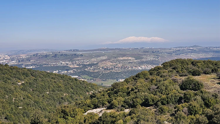 נוף החרמון מהר מירון. צילום: אביחי שקד