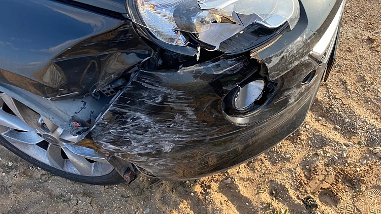 רכב תושבת פרי גן שנפגע