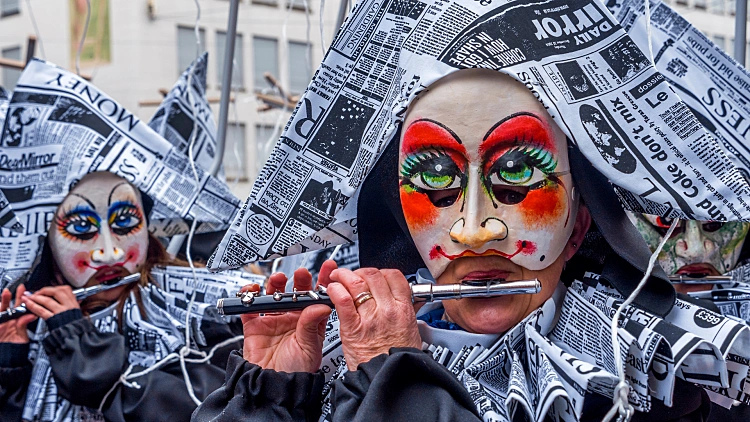הקרנבל (פאסנאכט) בבאזל Basler,fasnacht,,carnival,of,basel,,basel,,switzerland,,europe,,19.,february