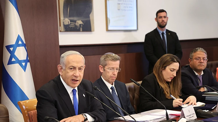 ראש הממשלה נתניהו בפתח ישיבת הממשלה