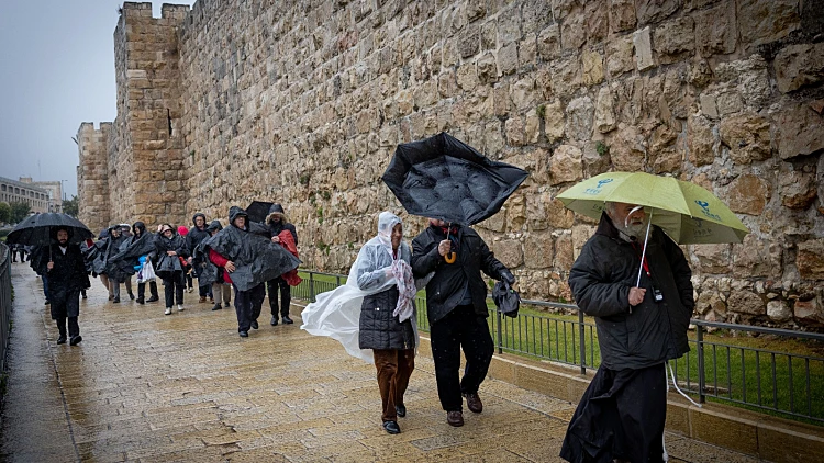 התחזית: גשם מצפון ועד הנגב - שלג בחרמון