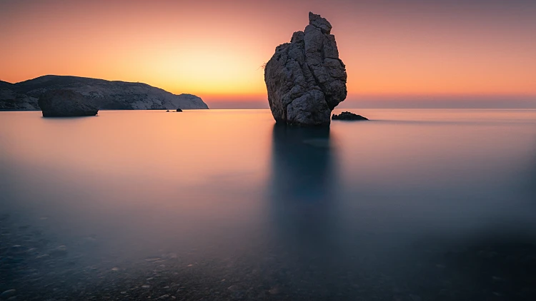 Sunrise,at,petra,tou,romiou, ,aphrodite's,rock,a,famous