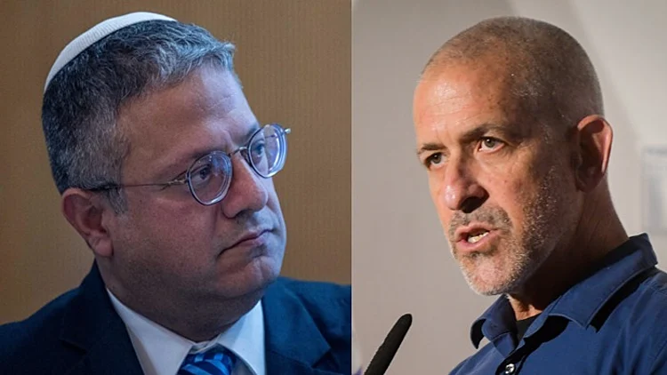 ראש שב"כ רונן בר והשר בן גביר