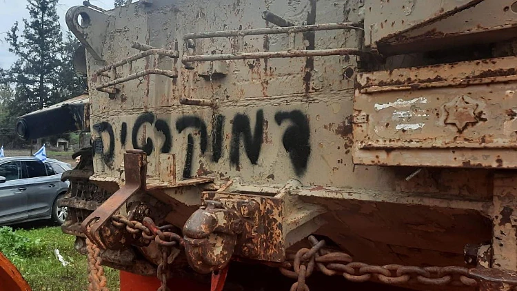 נעצרה מחאת לוחמי יום כיפור שהובילו טנק: "נגנב מאתר הנצחה"