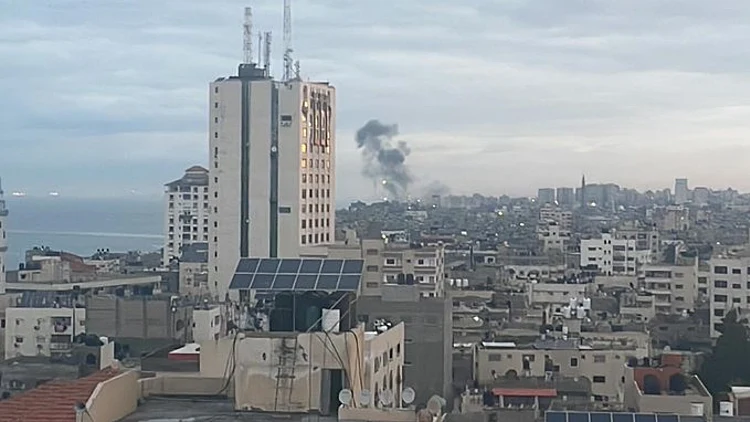 בתגובה לירי הרקטות לעבר העוטף: צה"ל תקף ברצועת עזה