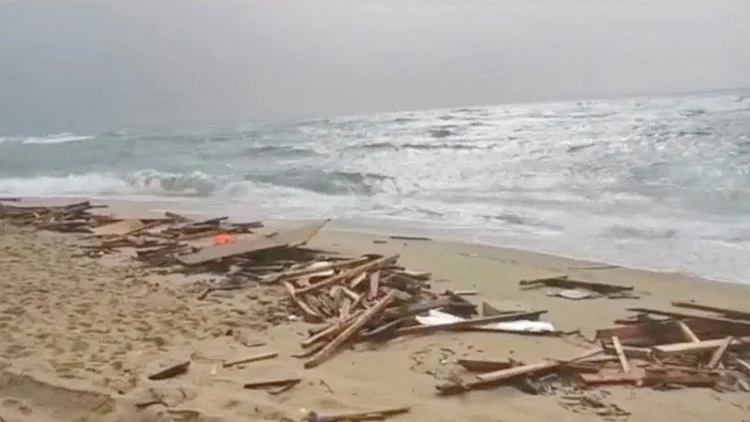 Bodies Washed Onto Shore In A Suspected Migrant Shipwreck, In Cutro