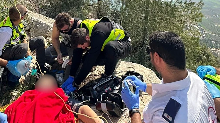 בת 40 נפצעה באורח קשה לאחר שרכבה התדרדר לוואדי בהר תבור