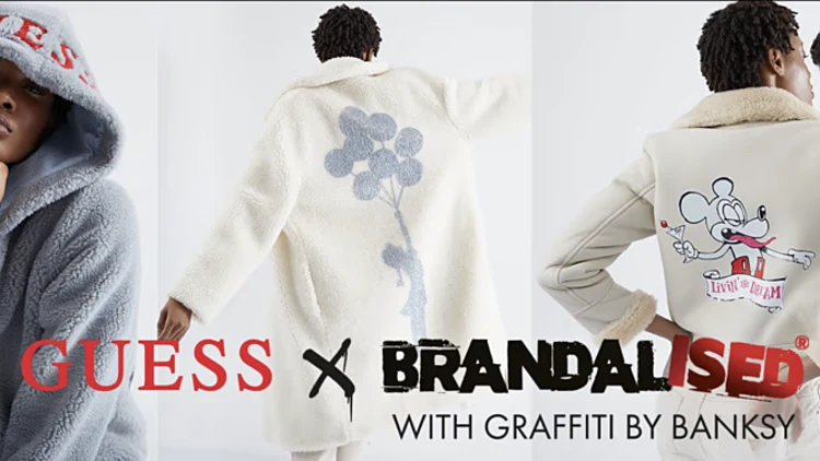 Guess X קולקצית קפסולה guess אומן הגרפיטי בנקסי